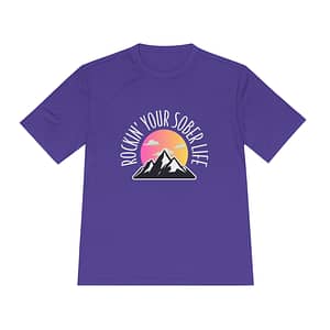 "Mountain Mindset" Moisture Wicking Tee (Sunset)