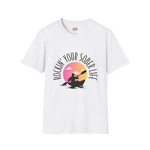 “Kayak Vibes” Everyday Tee (Pink/Orange)