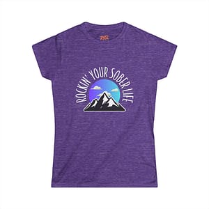 “Mountain Mindset” Women’s Softstyle Tee (Chillwave)
