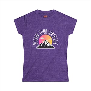 “Mountain Mindset” Women’s Softstyle Tee (Sunset)