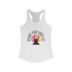 Woman's "RYSL OG" Racerback Tank (Pink/Orange)